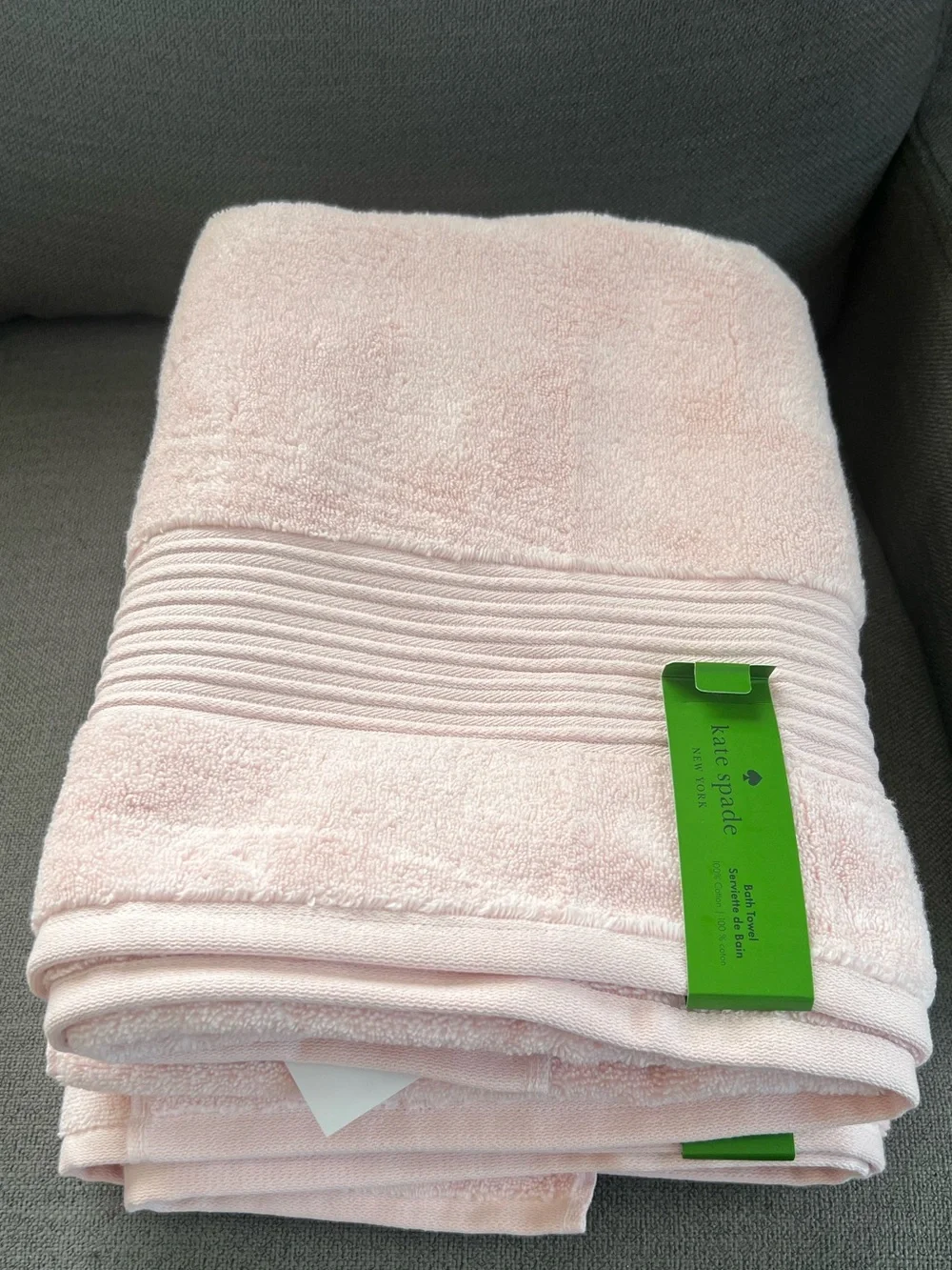 Kate Spade  Pink 8 Piece Bath Towel Set New